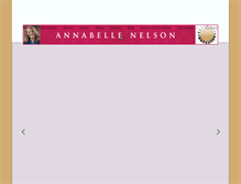 Tablet Screenshot of annabellenelson.com